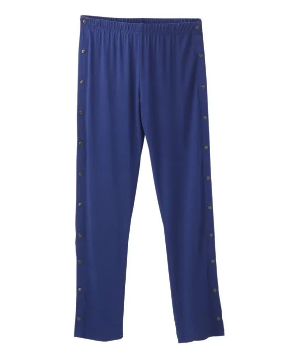 Buy HQTN Men's Tear-Away Pants Polyester Snap Button Track Pants Sports  Basketball Sweatpants (Black&Gray, XL) at Amazon.in